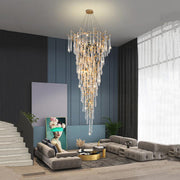 Blus Lighting Flavian Branch Crystal Chandelier