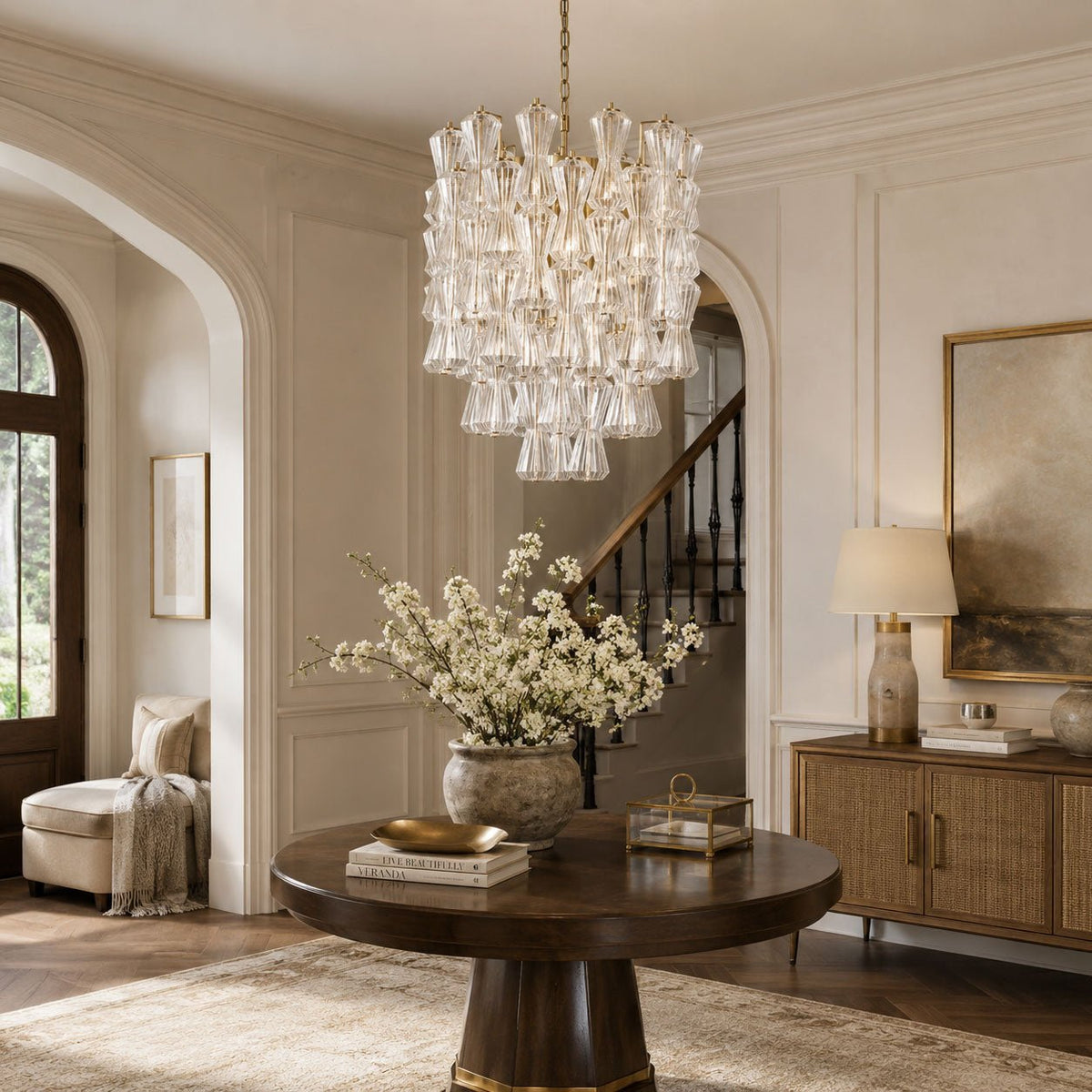 Florenzia Glass Chandelier - Vakkerlight