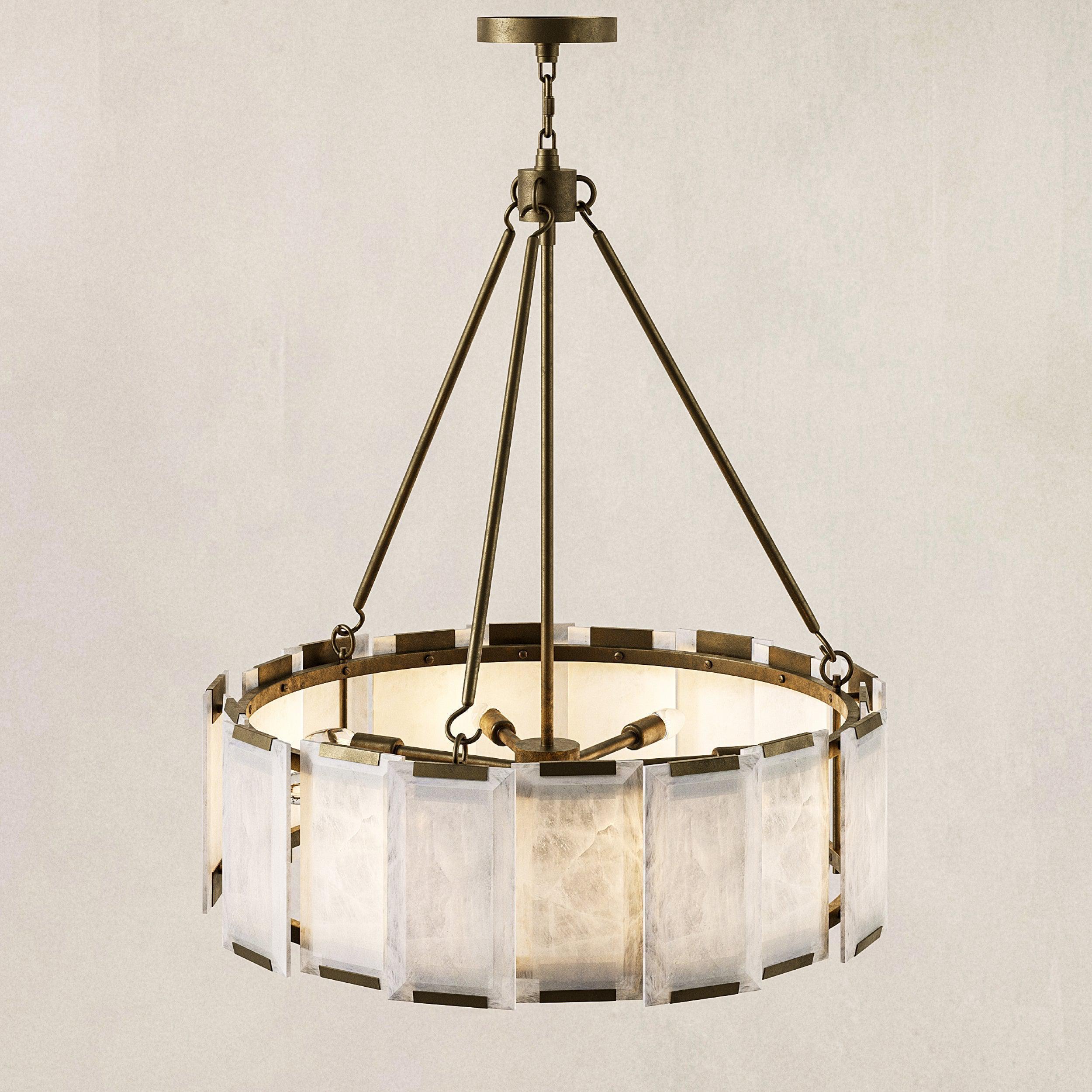 AZZURRA Alabaster CHANDELIER - Blushlighting