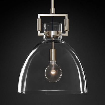 Machine Crystal Cloche Pendant