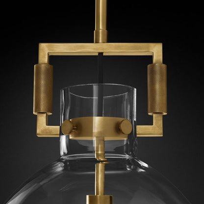Machine Crystal Cloche Pendant