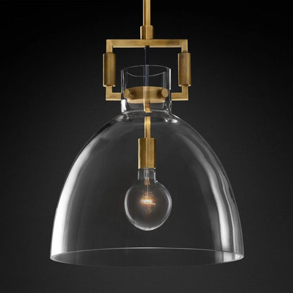 Machine Crystal Cloche Pendant