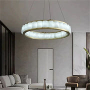 Alanbaster Ring Chandelier