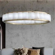 Alanbaster Ring Chandelier