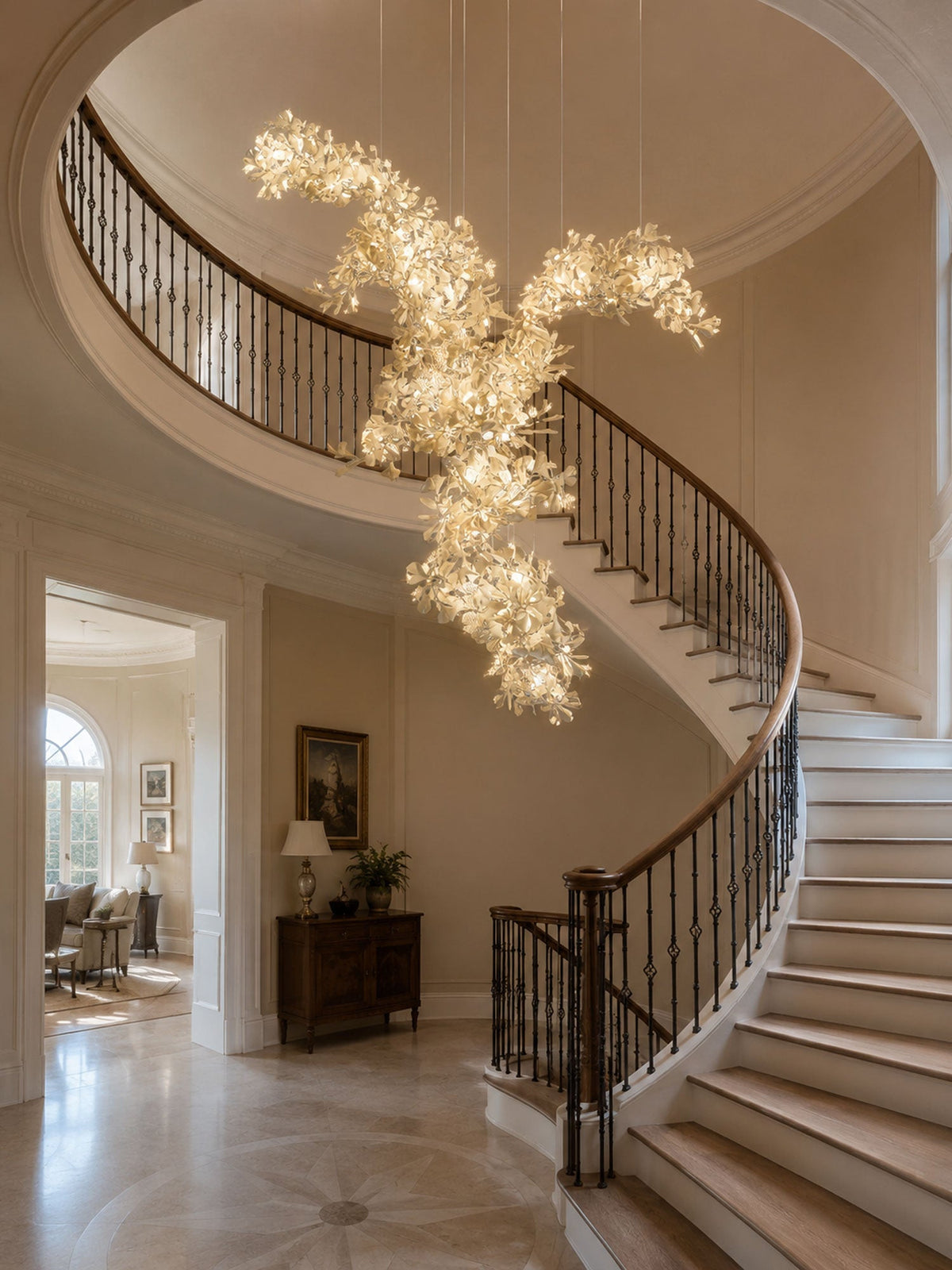 Gingko Combination Chandelier - Vakkerlight