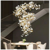 Blushlighting Cascading B (Spiral) Branch Chandelier