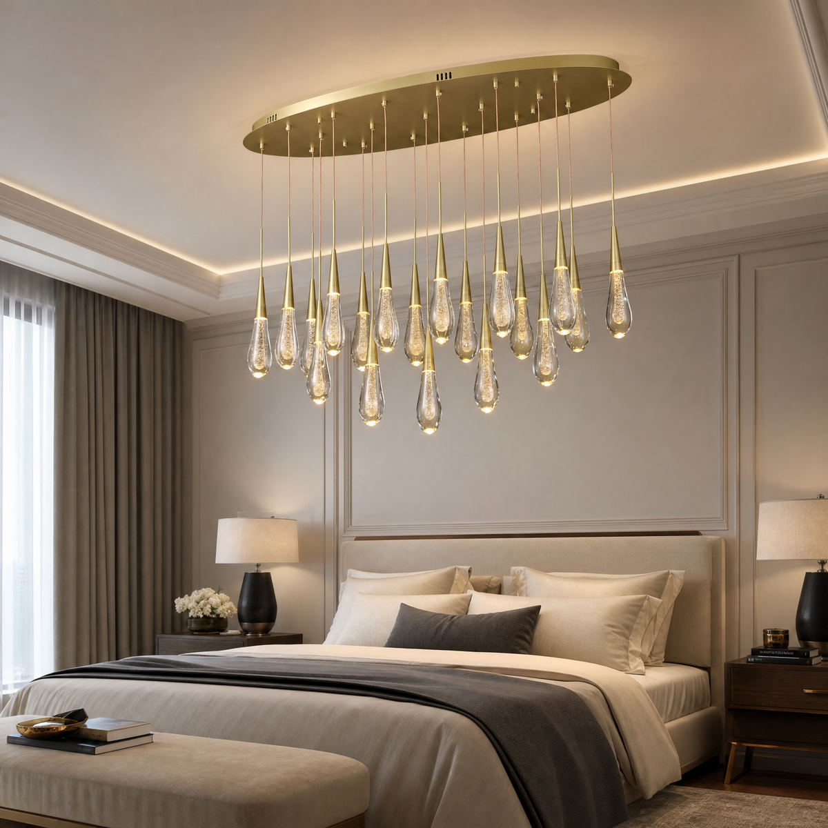 Goccia Oval Chandelier