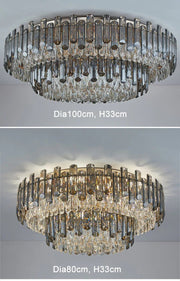 Blushlighting® Luxury living room, bedroom chandelier for ceiling.