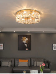 Blushlighting® Carcare | Eminent Drum Crystal Chandelier for Ceiling