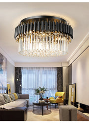 Blushlighting® Ceriale | Grand Black Modern Crystal Ceiling Chandelier