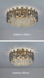 Blushlighting® Luxury living room, bedroom chandelier for ceiling.