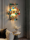 Blushlighting® Modern colorful design sconce for bedroom Colorful Crystal / Warm Light / Dimmable