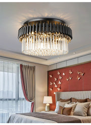 Blushlighting® Ceriale | Grand Black Modern Crystal Ceiling Chandelier