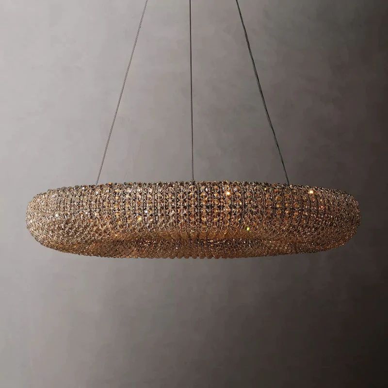 Halos Crystal Round LED Chandelier 41''