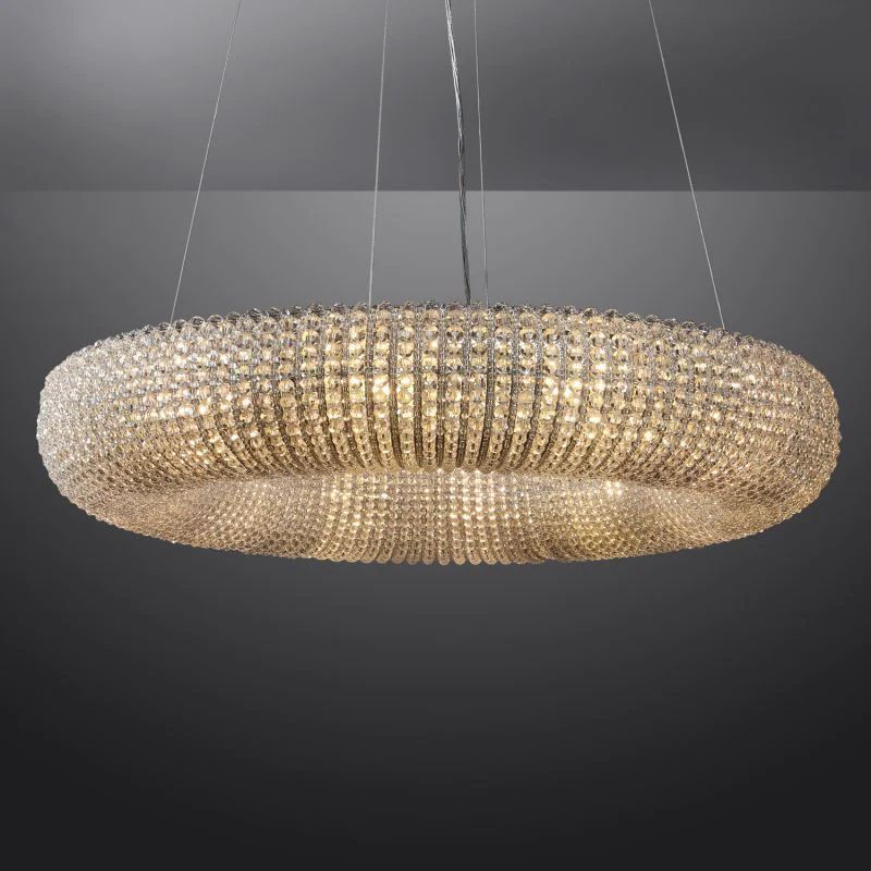 Halos Crystal Round LED Chandelier 41''