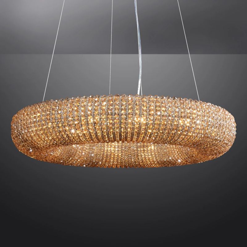 Halos Crystal Round LED Chandelier 41''
