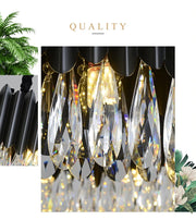 Blushlighting® New modern luxury black crystal sconce