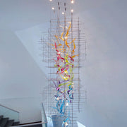 Blushlighting® La Roquette-sur-Siagne | Colourful Modern Glass Chandelier