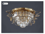 Blushlighting® New luxury ceiling chandelier for living space, bedroom.