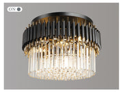 Blushlighting® Ceriale | Grand Black Modern Crystal Ceiling Chandelier