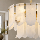 Hollis Modern Alabaster Round Pendant Light