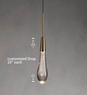 Solitaire Linear Chandelier 70"W (Customize drop 20")