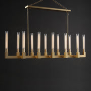 Celestia Candlestick Modern Linear Chandelier 55", 67"