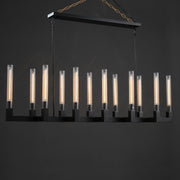 Celestia Candlestick Modern Linear Chandelier 55", 67"