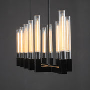 Celestia Candlestick Modern Linear Chandelier 55", 67"