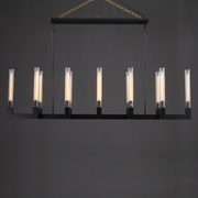 Celestia Candlestick Modern Linear Chandelier 55", 67"