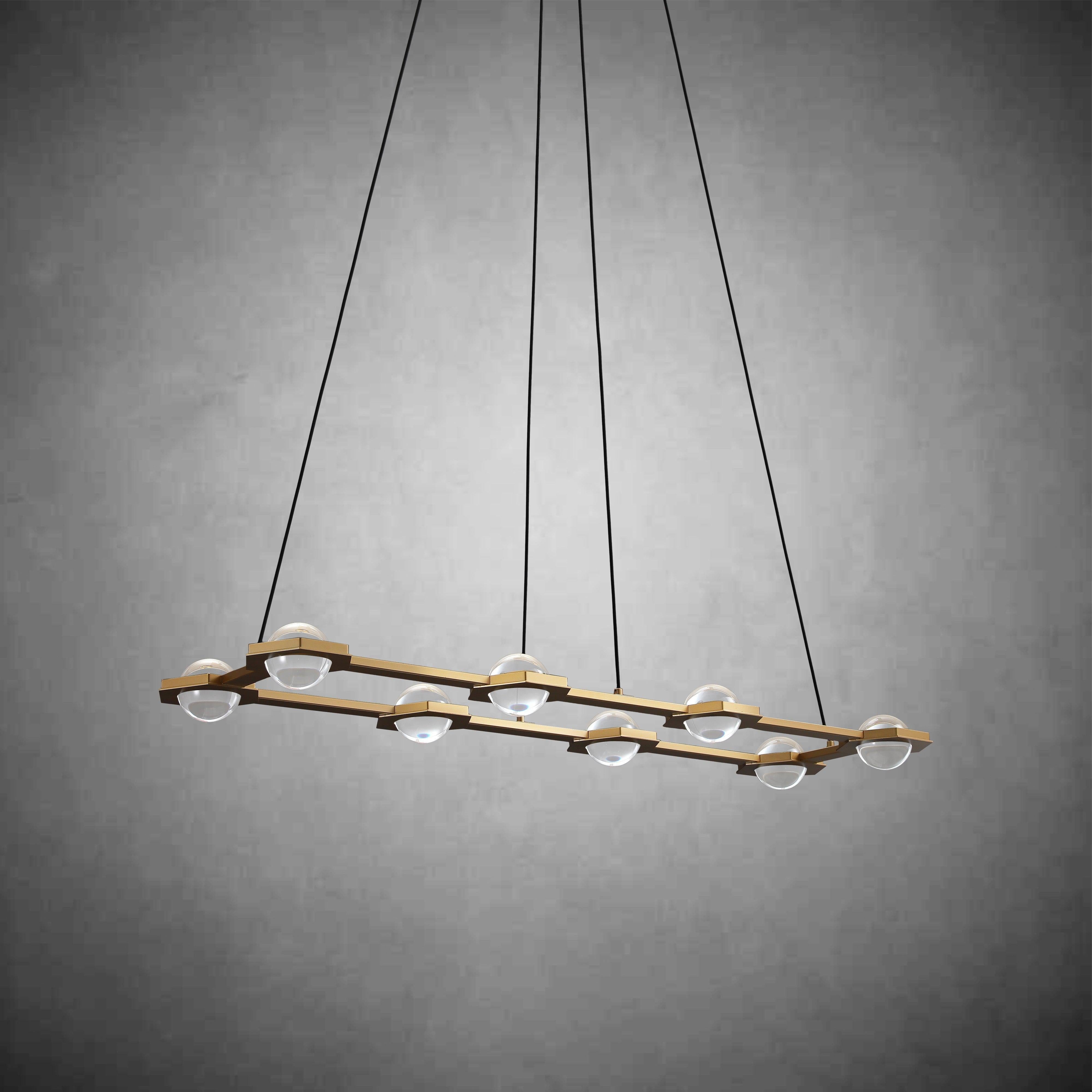 Eclatamt Linear Chandelier 54"W 72"W