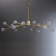 Dorian Modern Crystal Round Chandelier For Living Room 60"