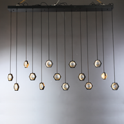 Elara Planet Linear Chandelier 54", 72"