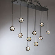 Elara Planet Linear Chandelier 54", 72"