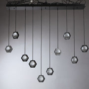 Elara Planet Linear Chandelier 54", 72"