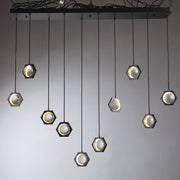 Elara Planet Linear Chandelier 54", 72"