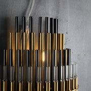 Galatea Industrial Metal Tube Wall Sconces For Bedroom