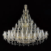 60/87/178-Light Extra Large Crystal Candle Chandelier