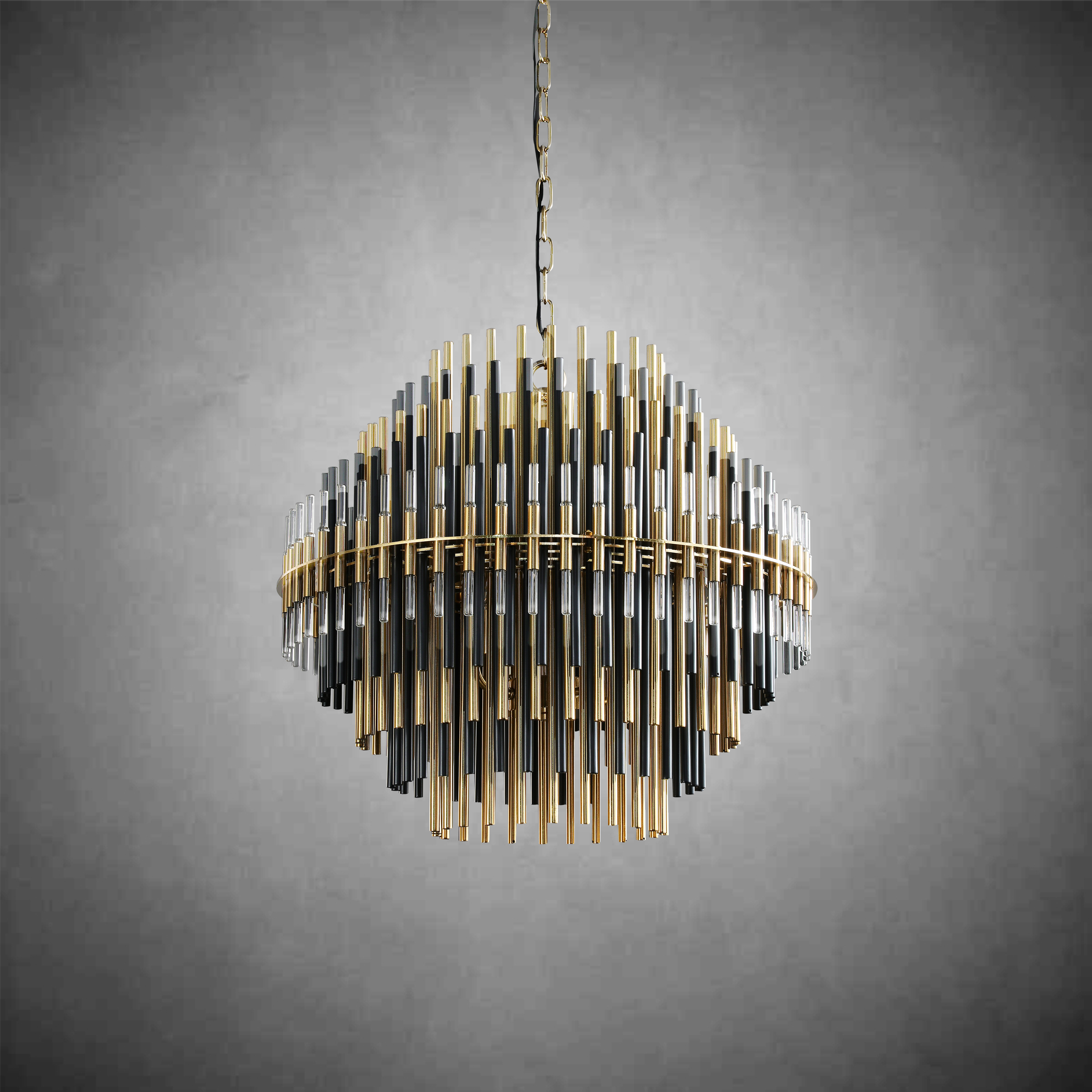 Emila Burnished Brass Chandelier 24''32''42''