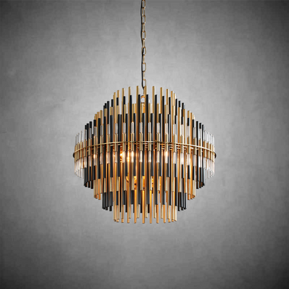 Emila Burnished Brass Chandelier 24''32''42''