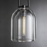 Kairos Modern Cloche Crystal Pendant Light, Pendant Light for Kitchen Island