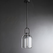 Kairos Modern Cloche Crystal Pendant Light, Pendant Light for Kitchen Island