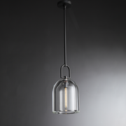 Kairos Modern Cloche Crystal Pendant Light, Pendant Light for Kitchen Island