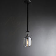 Kairos Modern Cloche Crystal Pendant Light, Pendant Light for Kitchen Island