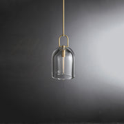 Kairos Modern Cloche Crystal Pendant Light, Pendant Light for Kitchen Island