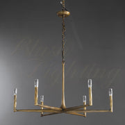 Tristan Hand-Forged Metal Modern Round Chandelier For Living Room