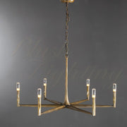 Tristan Hand-Forged Metal Modern Round Chandelier For Living Room