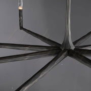 Tristan Hand-Forged Metal Modern Round Chandelier For Living Room