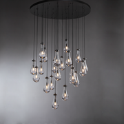 Silas Modern Raindrop Round Chandelier For Living Room 47"-21-Lights