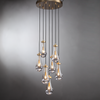 Silas Modern Raindrop Round Chandelier For Living Room 18''- 7-Lights